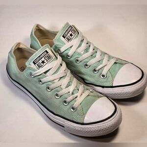 Converse All Star Men's Size 6.5 Women's 8.5 Ox Beach Glass Mint Green Sneaker